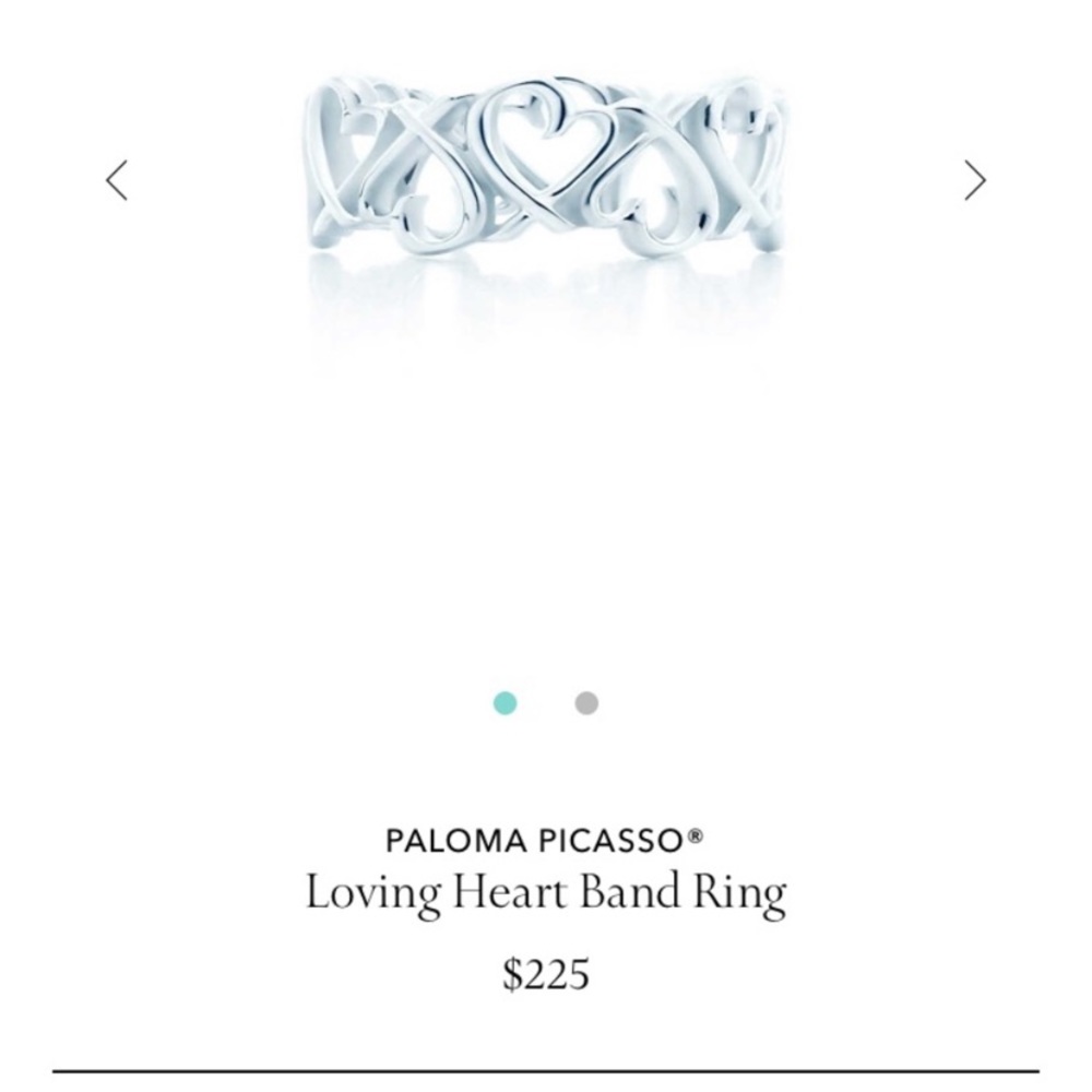 Tiffany & Co. Loving Heart Band Ring